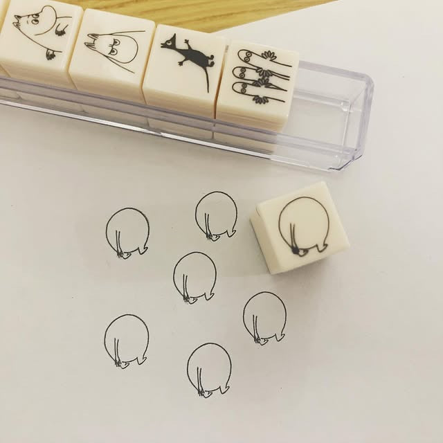 Kamio x Moomin 姆明阿美6連印章