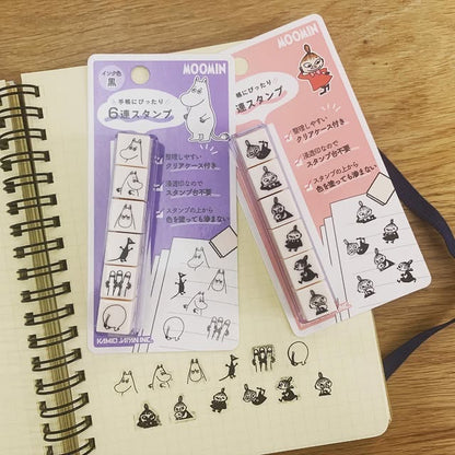 Kamio x Moomin 姆明阿美6連印章
