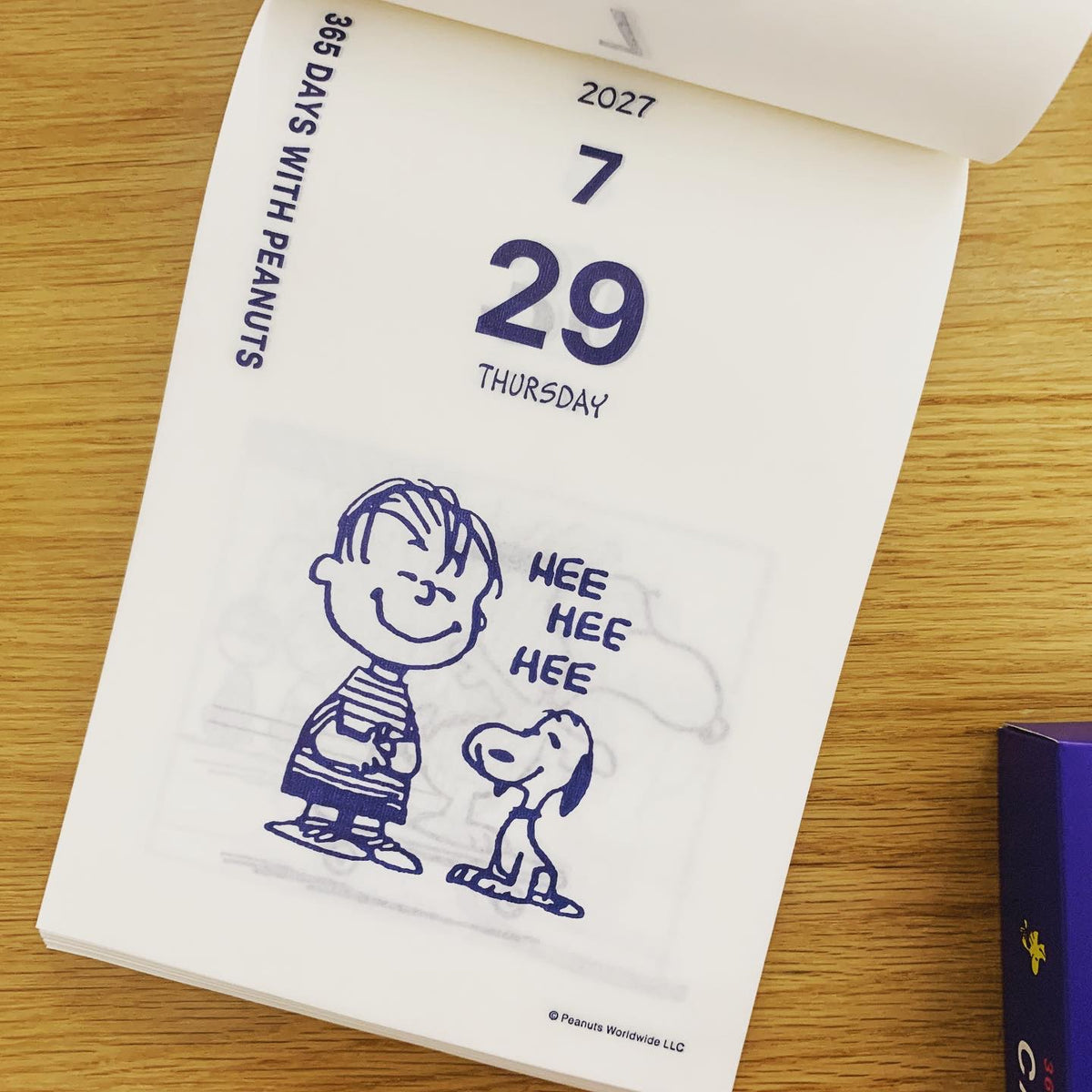 HALLMARK 2027年Snoopy 365日曆系列 - 掛牆系列