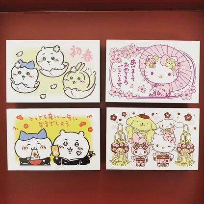 BEVERLY Chiikawa及Sanrio木印賀年郵票套裝