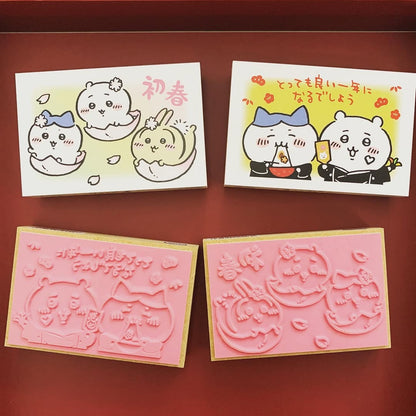 BEVERLY Chiikawa及Sanrio木印賀年郵票套裝